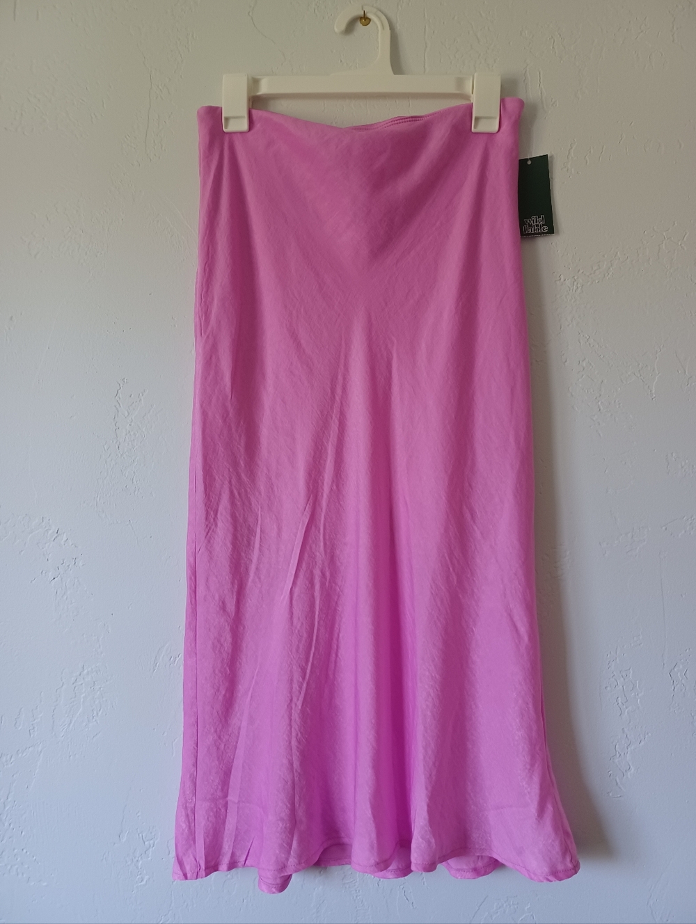 NWT Wild Fable Silky Pink Maxi Skirt